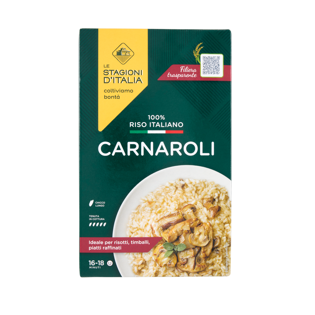 RISO CARNAROLI LE STAGIONI D'ITALIA 1 KG. RISO CARNAROLI LE STAGIONI D'ITALIA 1 KG.