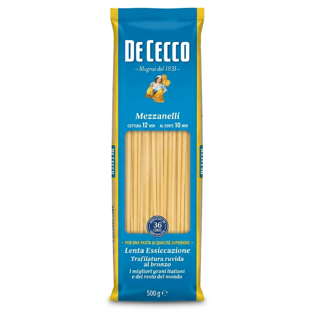 PASTA DI SEMOLA DI GRANO DURO MEZZANELLI N. 81 DE CECCO 500 GR.