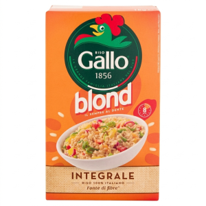 Riso integrale blond gallo 1 kg.