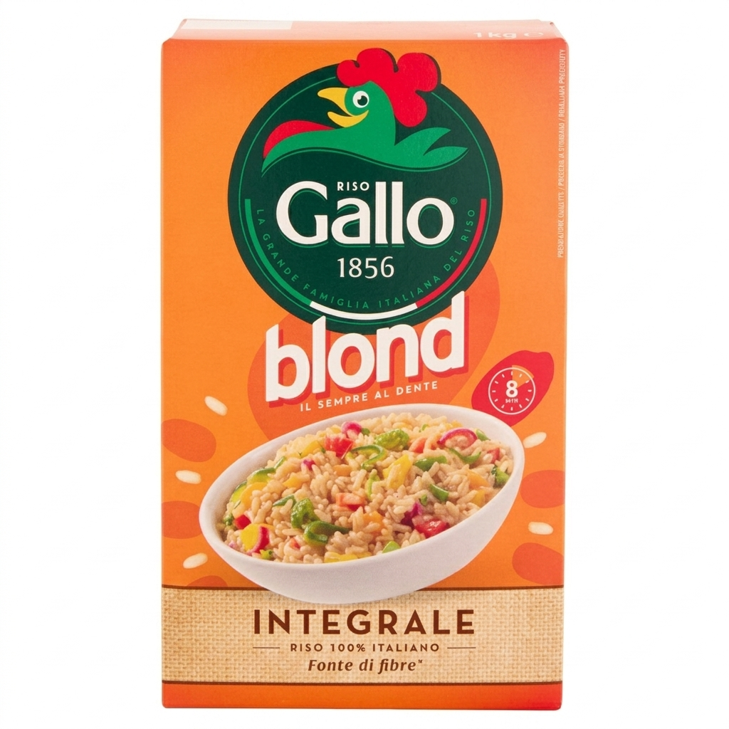 risogallo, riso, risointegrale, blond, risoparboiled, benessere, alimentazionemediterranea, spesaonline, 1 KG, RISO GALLO 1 KG, bontu00e0, gusto autentico, qualitu00e0, dispensa, riso sgranato, piacere, primo piatto, ricette sane, fibra, cucina sana, riso 1kg riso gallo riso integrale blond gallo 1 kg. - foto 1