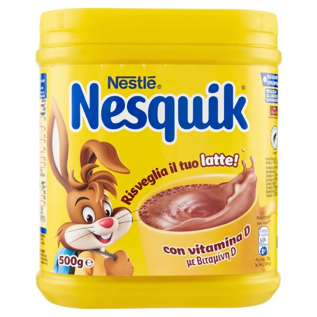nesquik, nestle, cacaosolubile, colazione, dolce, bevandaalatte, spesaonline, 500 GR, NESTLE 500 GR, bonta, gusto cioccolato, qualita, dispensa, piacere, fragranza, prodotti nesquik, 500gr, benessere, 500 GR nesquik solubile al cacao nesquik 500 gr nestlé - foto 1