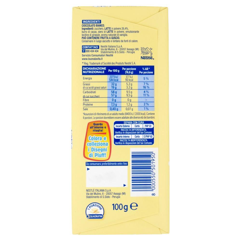 galak tavoletta di cioccolato bianco nestle galak 100g - foto 2
