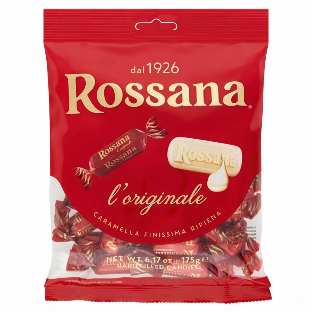 rossana, perugina, caramelle, caramelledure, dolci, confetteria, spesaonline, 175 GR, F.DA PERUGINA 175 GR, bonta, gusto cremoso, qualita, dispensa, piacere, fragranza, prodotti rossana, 175gr, benessere, 175 GR rossana caramella dura ripiena rossana 175 gr. - foto 1