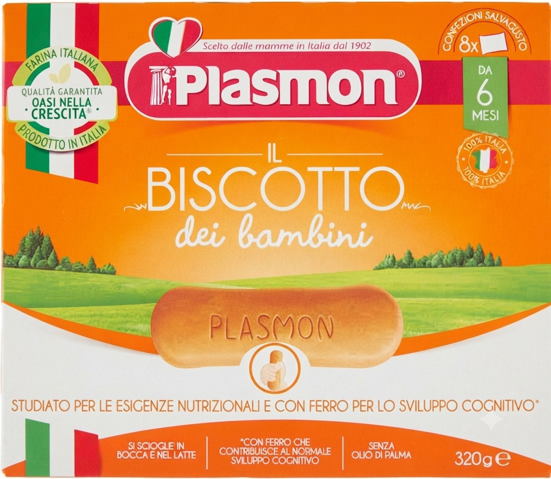 plasmon biscotti classici per l'infanzia plasmon 320 gr. - foto 1