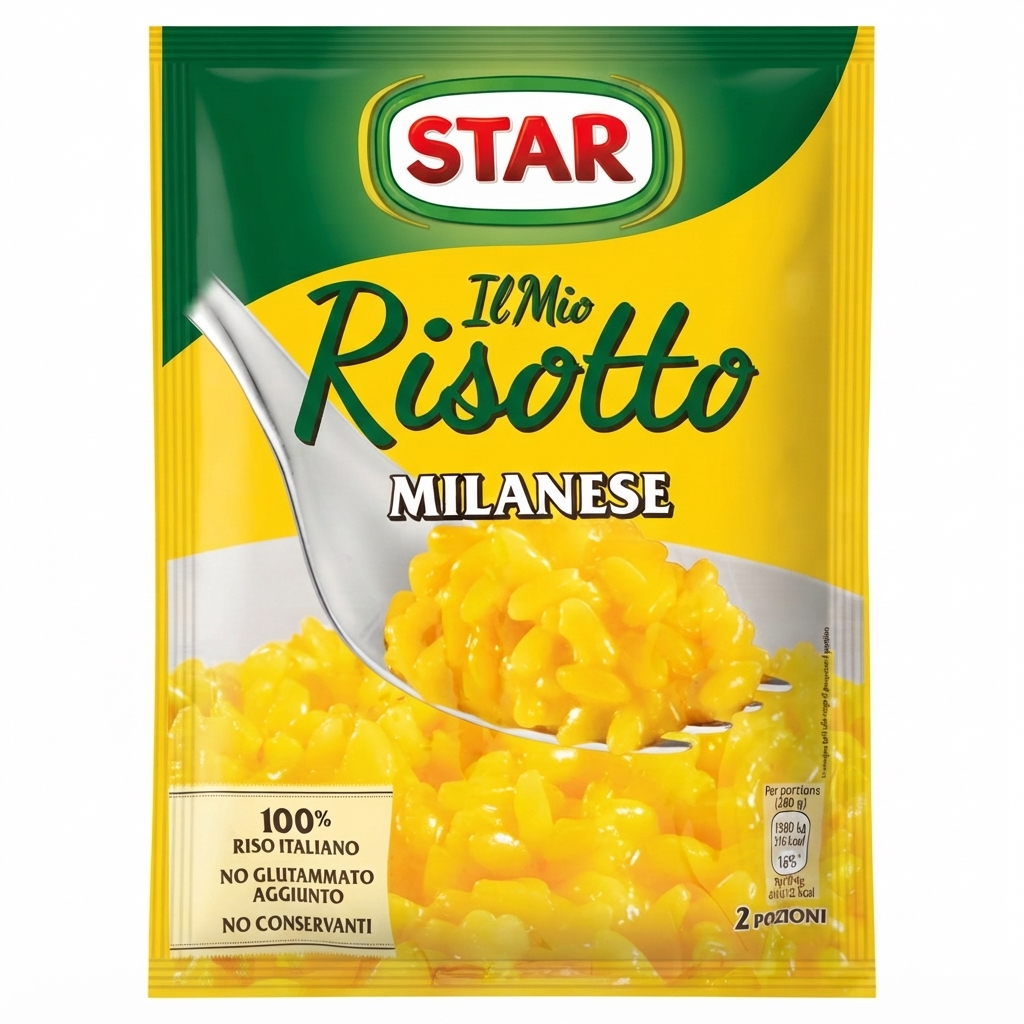 star, risotto, riso, risottollamilanese, zafferano, primipiatti, spesaonline, 175 GR, STAR 175 GR, bonta, gusto tradizionale, qualita, dispensa, piacere, cucinaitaliana, prodotti star, 175gr, pasto veloce, ricettaclassica, 175 GR star risotto alla milanese star 175 gr. - foto 1