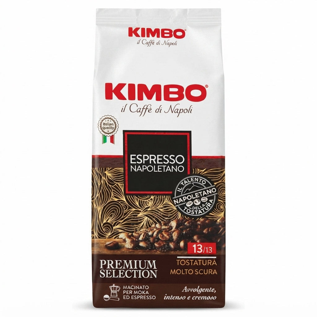 kimbo caffè macinato espresso napoletano kimbo 250 gr. - foto 1