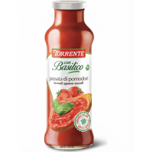 Passata di pomodoro con basilico  700 gr.