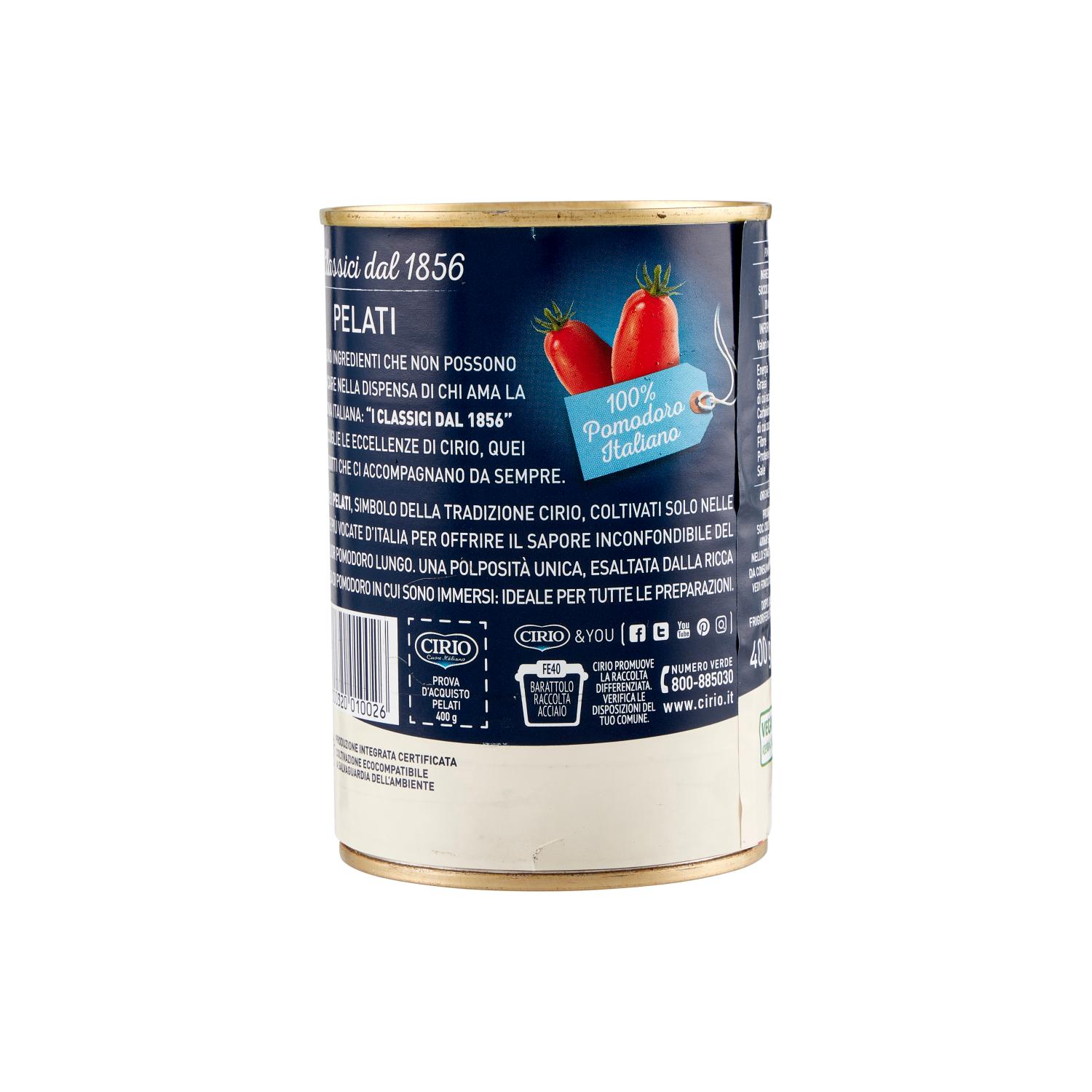 cirio pomodori pelati cirio 400g - foto 2