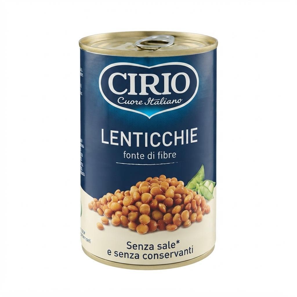 cirio, lenticchie, legumi, conserve, cucinaitaliana, spesaonline, 410 GR, CIRIO 410 GR, bonta, gusto lenticchie naturali, qualita, dispensa, piacere, fragranza, prodotti cirio, 410gr, benessere, 410 GR cirio lenticchie lessate in lattina 410 gr cirio - foto 1
