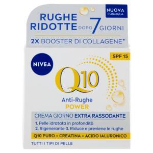 Crema viso giorno antirughe rassodante spf 15 q10 power  50 ml