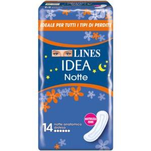Assorbenti  idea notte disteso 14 pezzi