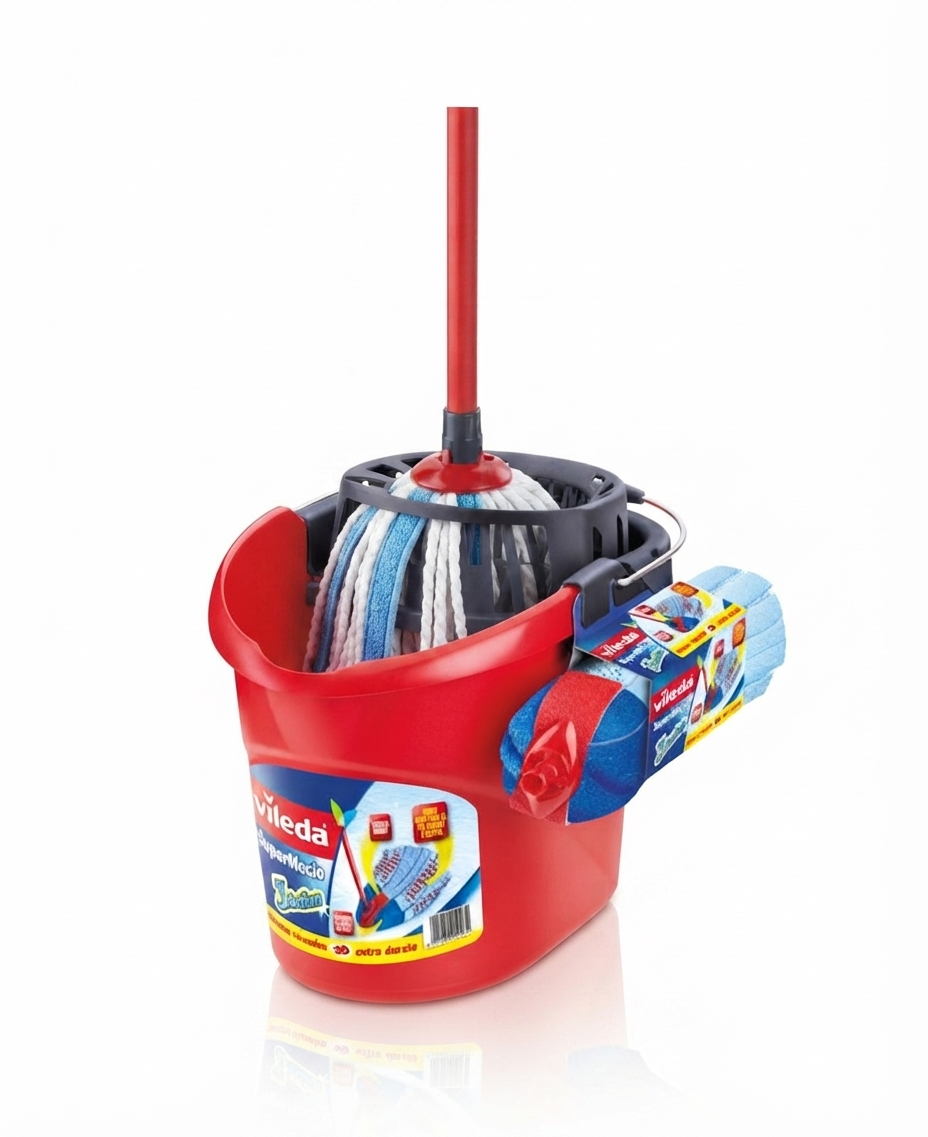 vileda, mocio, mociocompleto, manicointero, puliziacasa, pavimenti, lavapavimenti, spesaonline, 1 PZ, VILEDA 1 PZ, bonta, pulito profondo, qualita, dispensa, piacere, fragranza, prodotti vileda, 1pz, benessere, 1 PZ vileda mocio completo di manico intero vileda - foto 1