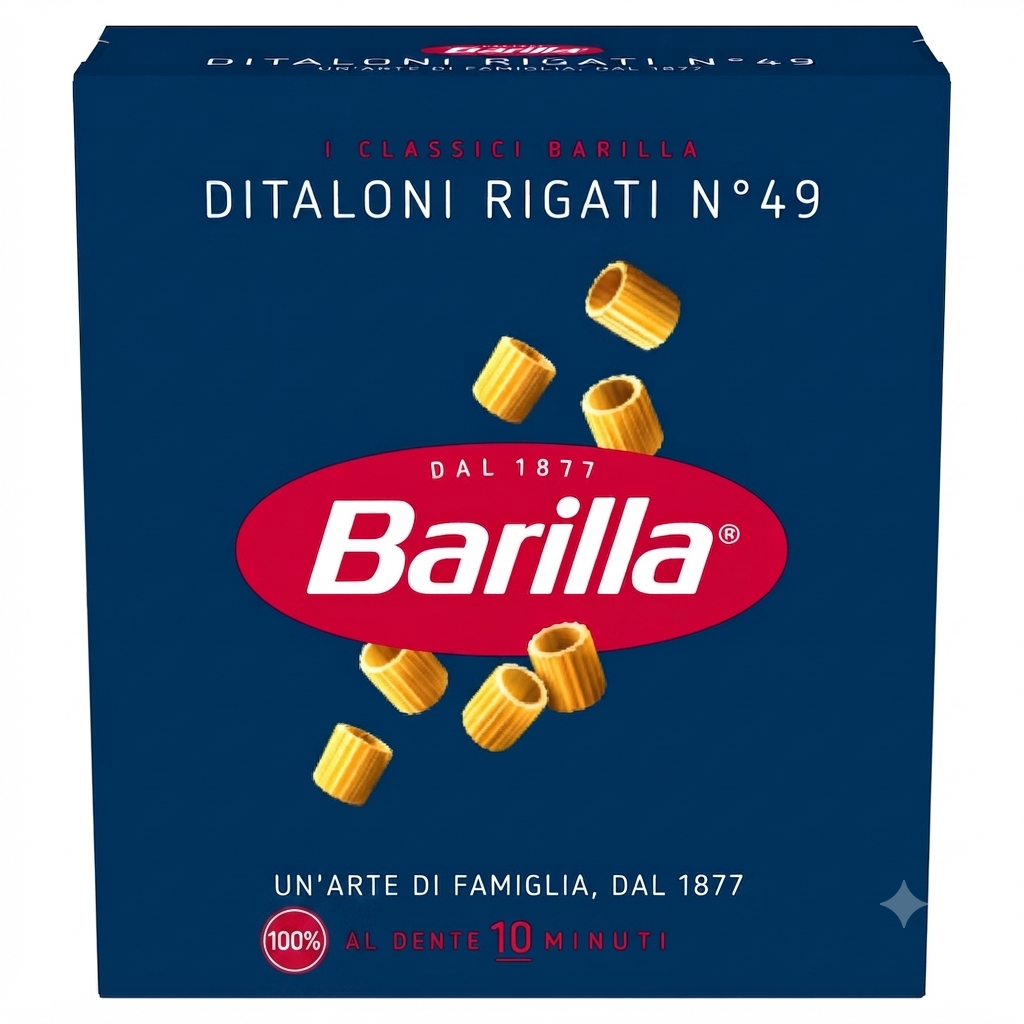 barilla, ditalonirigati, pastadiseruola, primipiatti, cucinaitaliana, spesaonline, 500 GR, BARILLA 500 GR, bonta, gusto pieno, qualita, dispensa, piacere, fragranza, prodotti barilla, 500gr, benessere, 500 GR barilla ditaloni rigati 500 gr barilla - foto 1
