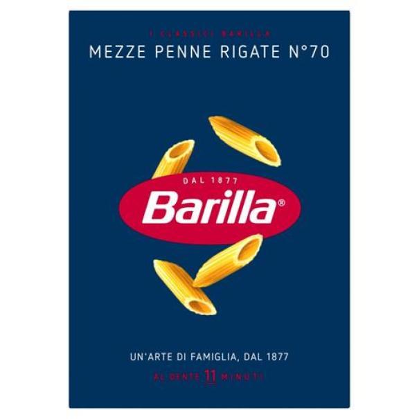 Pasta di Semola Mezze Penne Rigate n. 70 Barilla