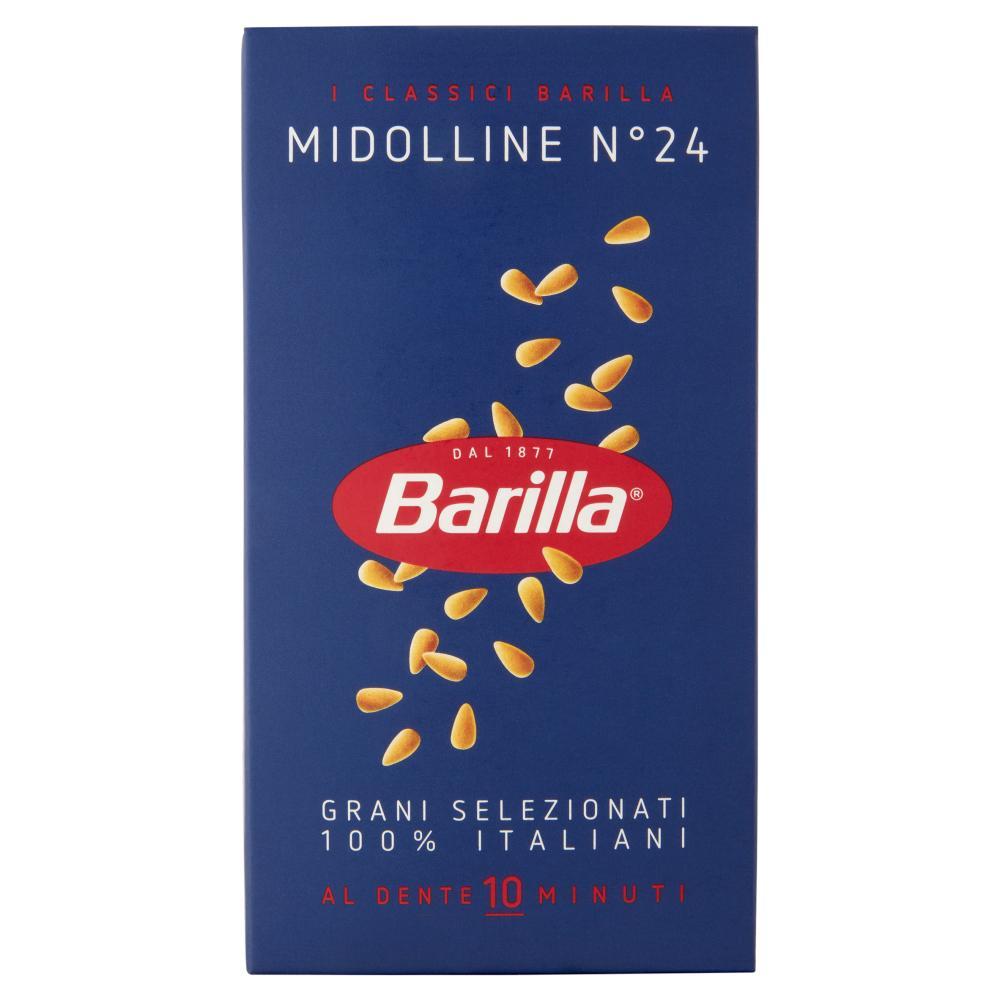 barilla pasta midolline n 24 barilla semola di grano duro 100 percento italiano 500g - foto 1 barilla pasta midolline n 24 barilla semola di grano duro 100 percento italiano 500g - foto 1