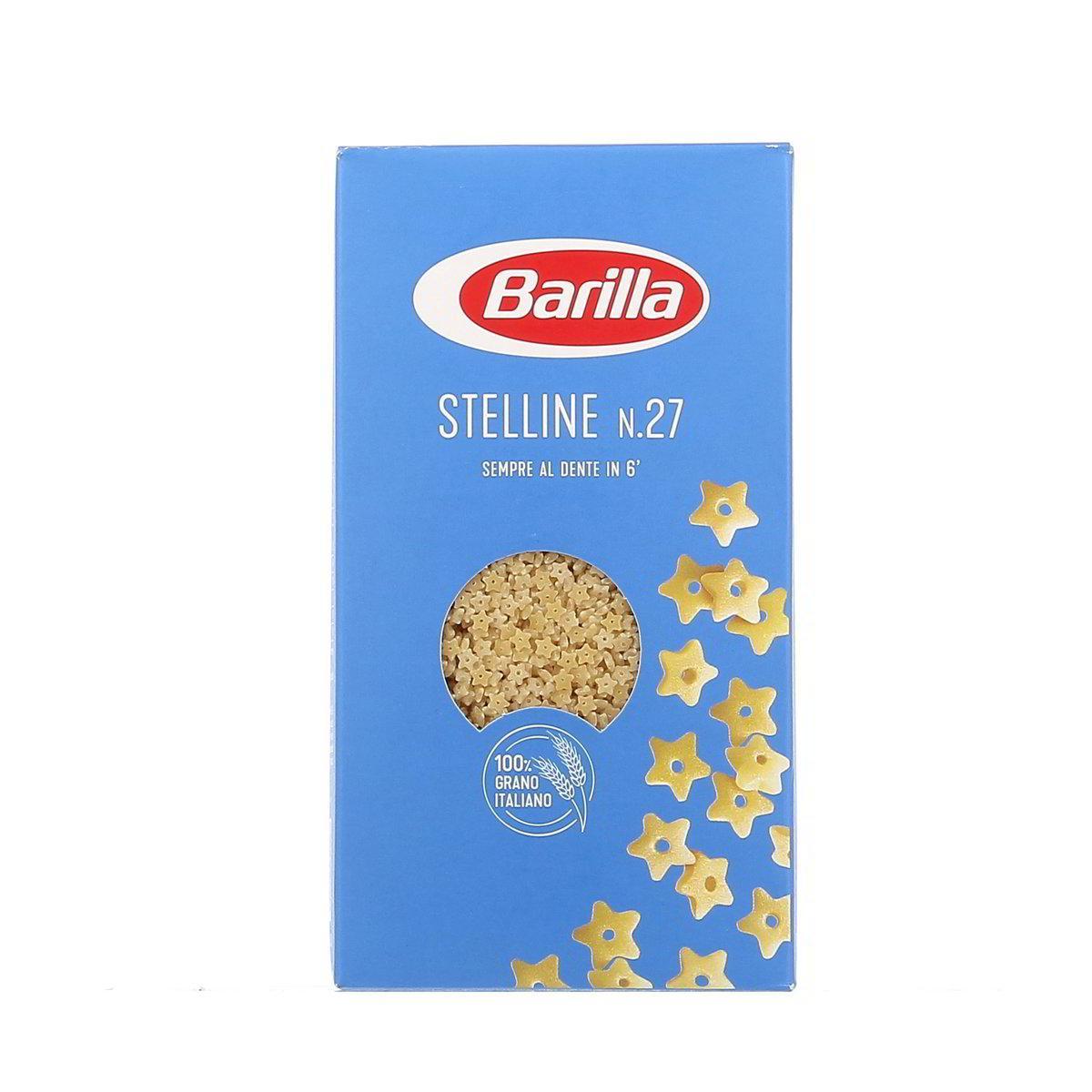 barilla pasta di semola di grano duro stelline numero 27 barilla 500g - foto 1