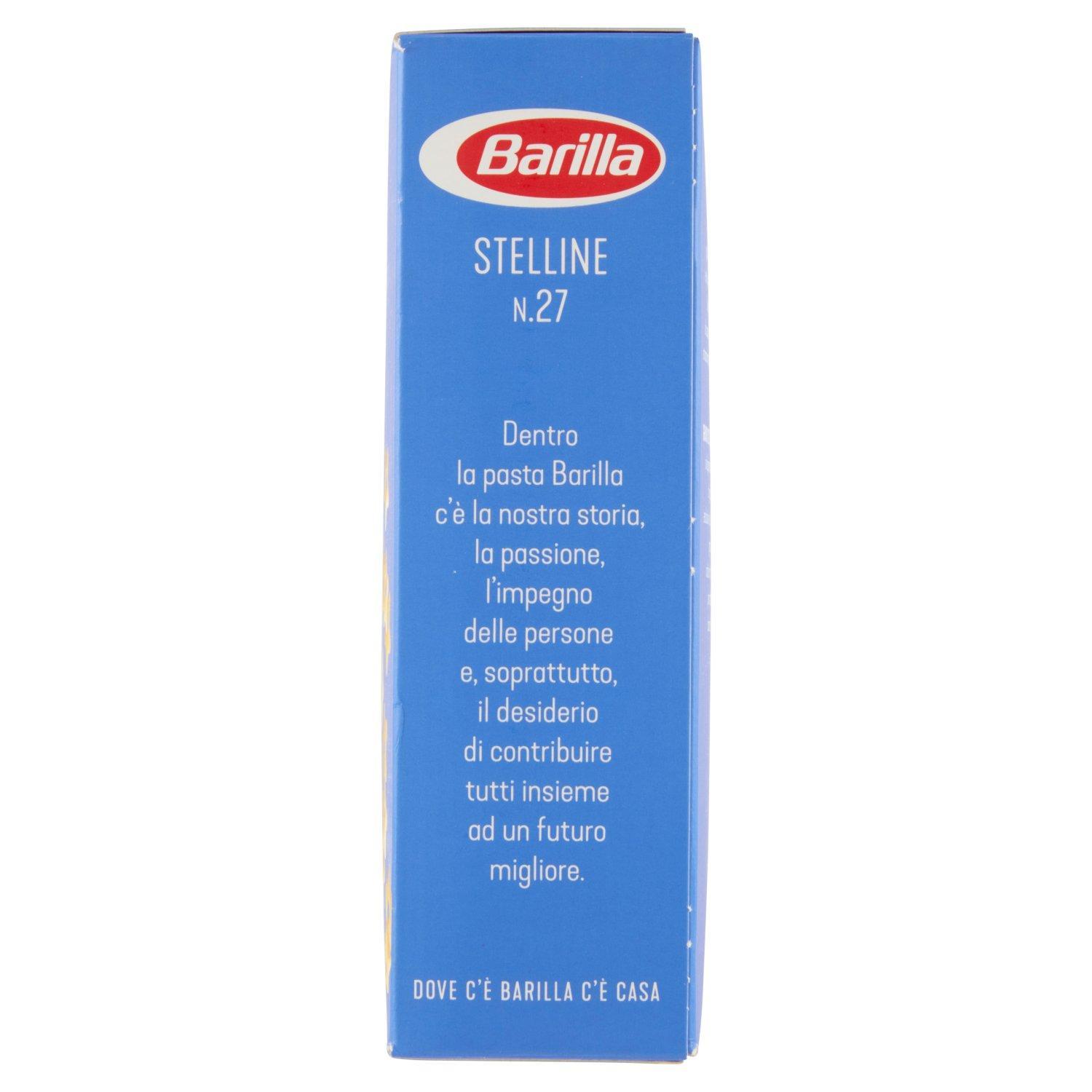 barilla pasta di semola di grano duro stelline numero 27 barilla 500g - foto 4
