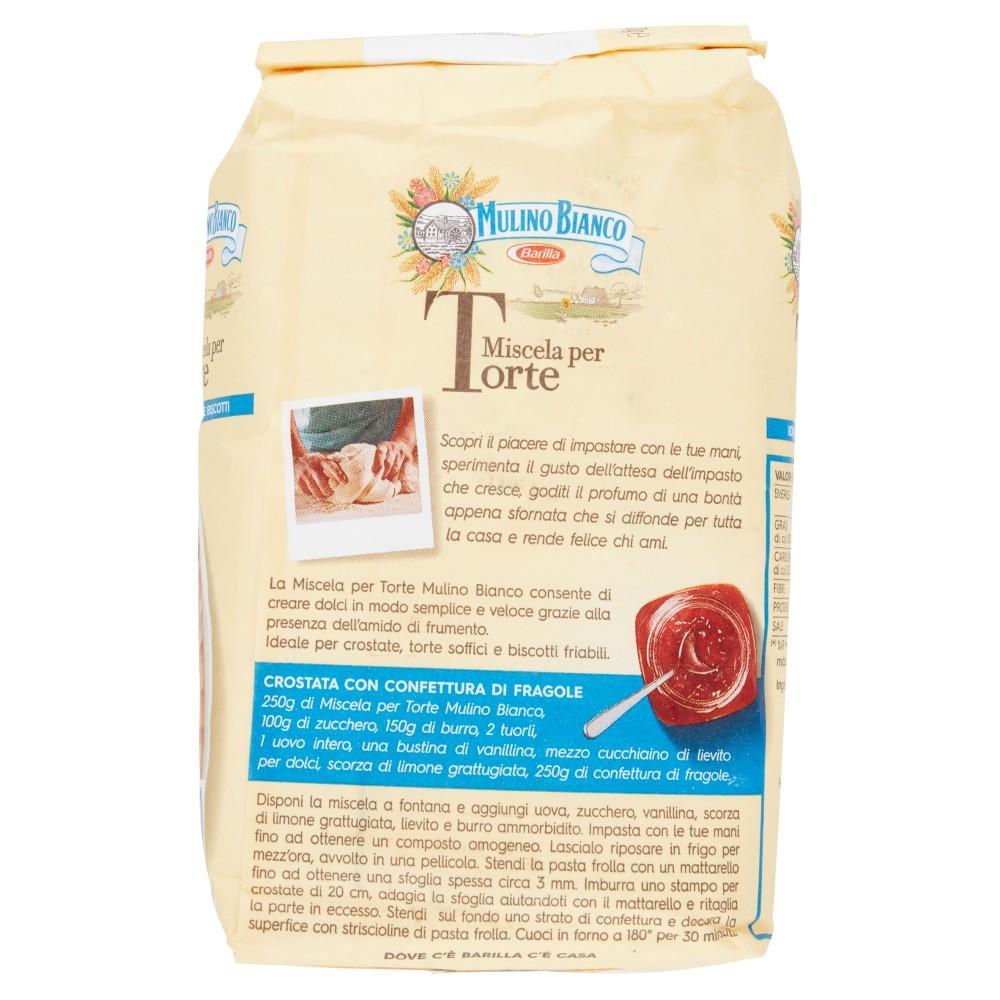 mulino bianco miscela per torte mulino bianco farina di grano tenero e amido di frumento 1 kg - foto 3