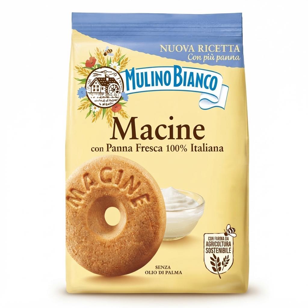 mulinobianco, macine, biscottimacine, frollini, colazione, prodottidaforno, spesaonline, 350 GR, MULINO BIANCO 350 GR, bonta, gusto panna, qualita, dispensa, piacere, fragranza, prodotti mulino bianco, 350gr, benessere, 350 GR mulino bianco biscotti frollini macine 350 gr mulino bianco - foto 1