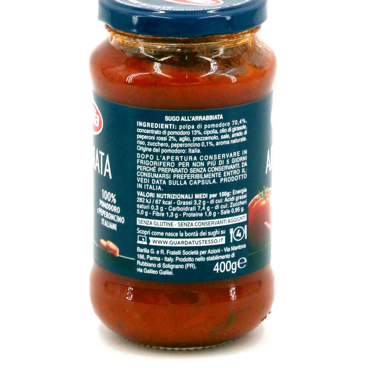 barilla sugo all'arrabbiata barilla 400g - foto 3
