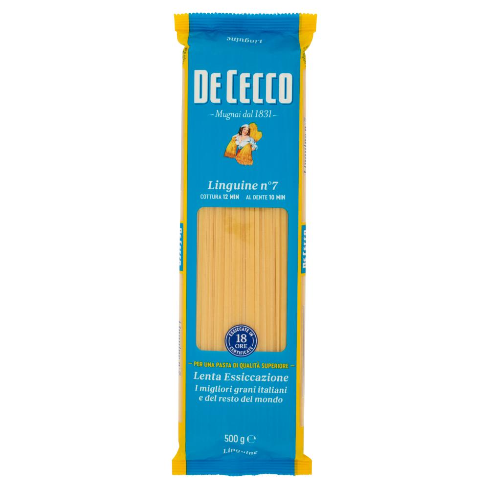 de cecco pasta di semola di grano duro linguine numero 7 de cecco 500g - foto 1 de cecco pasta di semola di grano duro linguine numero 7 de cecco 500g - foto 1