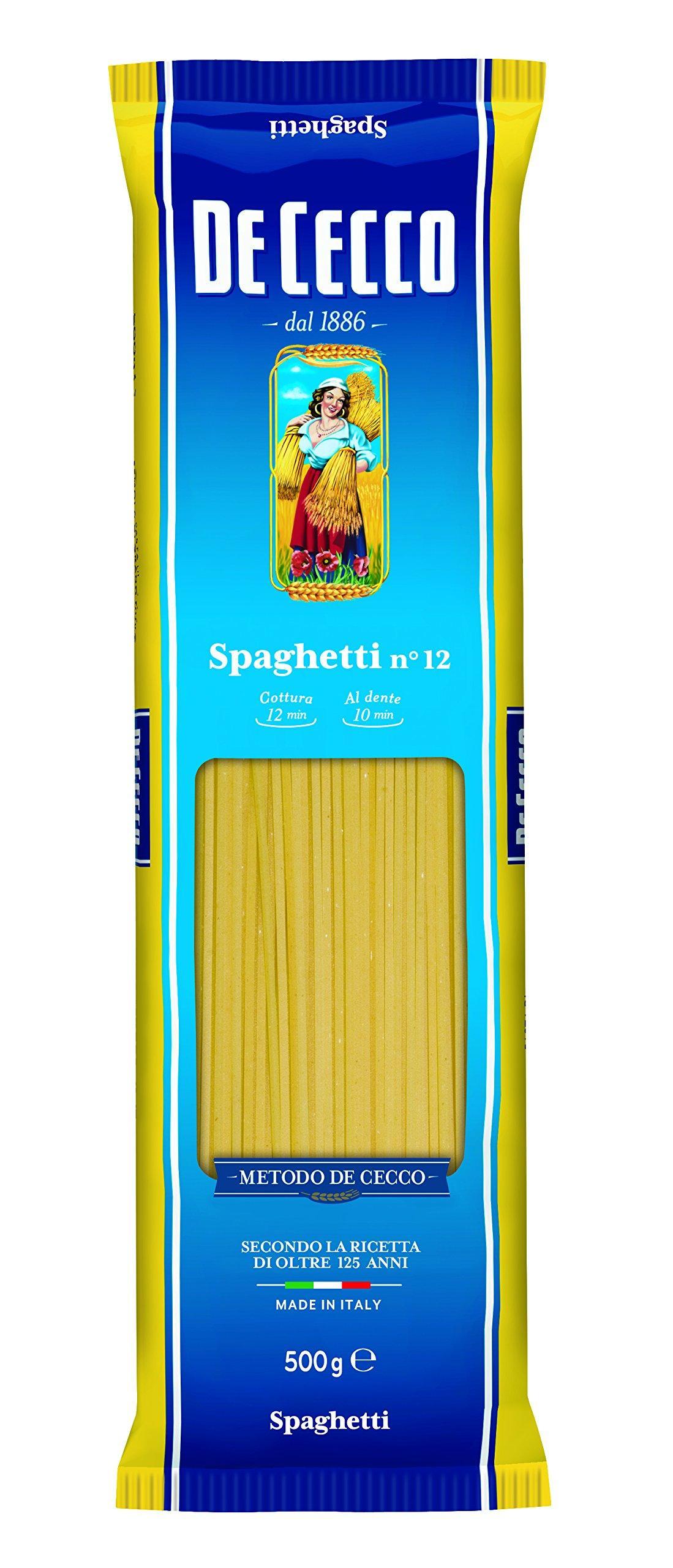 de cecco spaghetti numero 12 de cecco 500g - foto 1