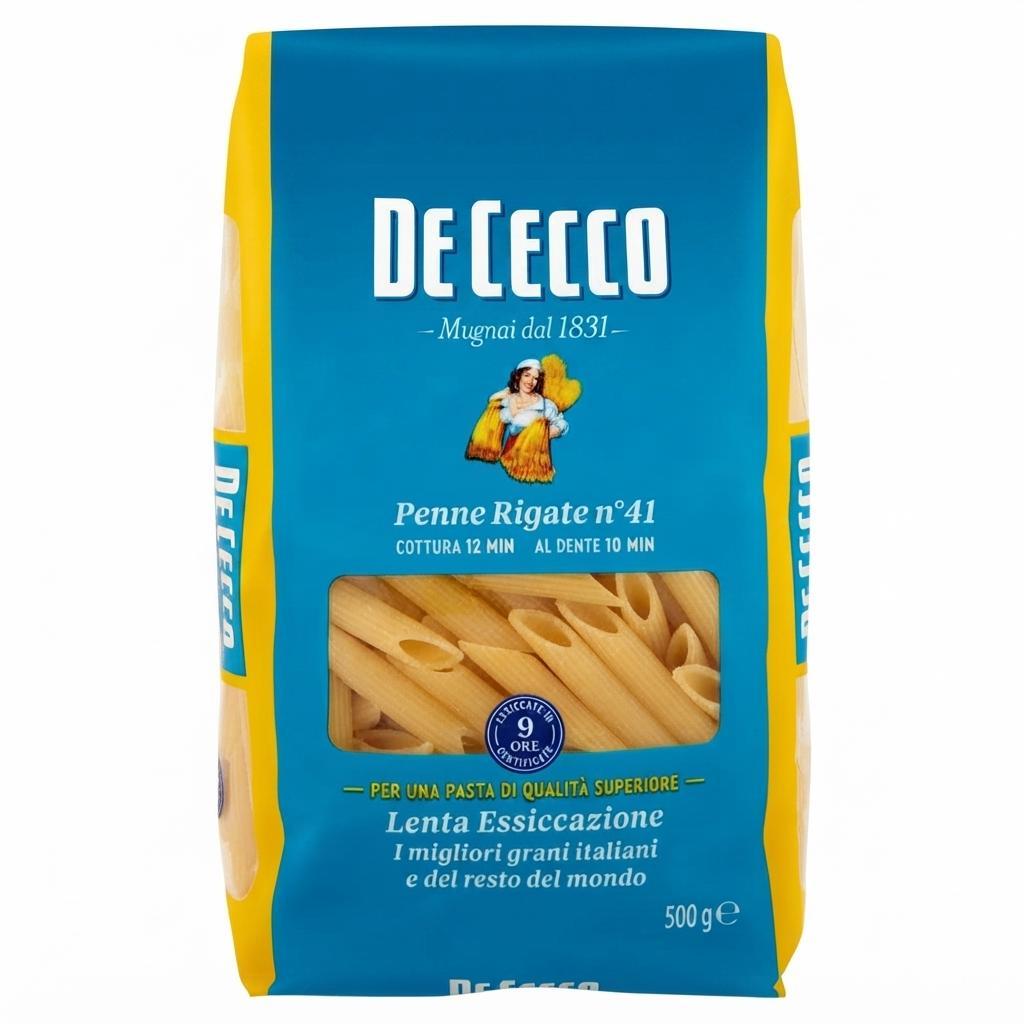 de cecco penne rigate numero 41 pasta di semola di grano duro de cecco 500g - foto 1