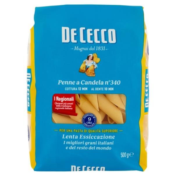 Pasta di Semola Penne a Candela n.340 De Cecco Pasta di Semola Penne a Candela n.340 De Cecco