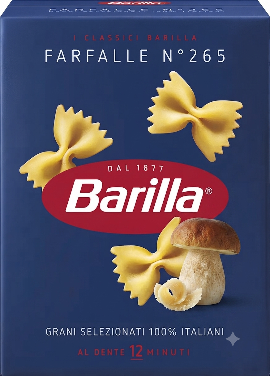barilla, farfalle, pasta, pastasecca, cucinaitaliana, spesaonline, 500 GR, BARILLA 500 GR, bonta, gusto autentico, qualita, dispensa, piacere, primo piatto, prodotti barilla, 500gr, vivacita, tenutaincottura, 500 GR barilla farfalle n.65 barilla 500 gr. - foto 1