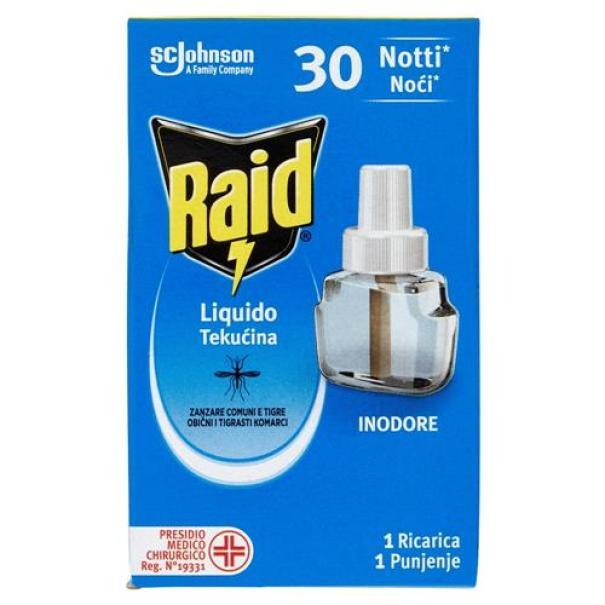raid ricarica liquida antizanzare raid 30 notti inodore - foto 1 raid ricarica liquida antizanzare raid 30 notti inodore - foto 1