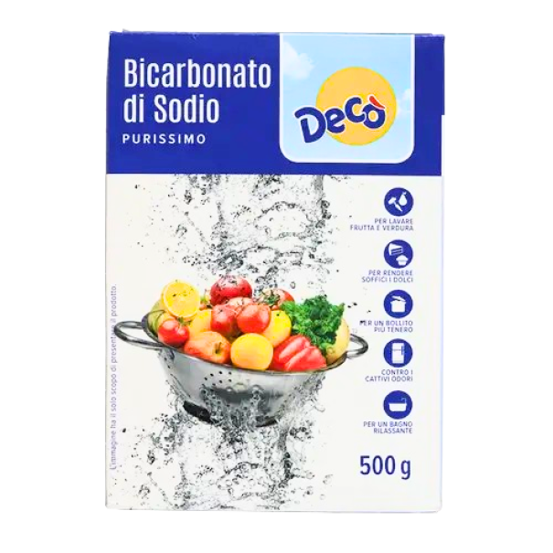 deco bicarbonato di sodio decò 500g - foto 1 deco bicarbonato di sodio decò 500g - foto 1
