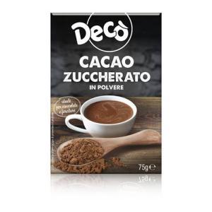 Cacao zuccherato 75 gr decò