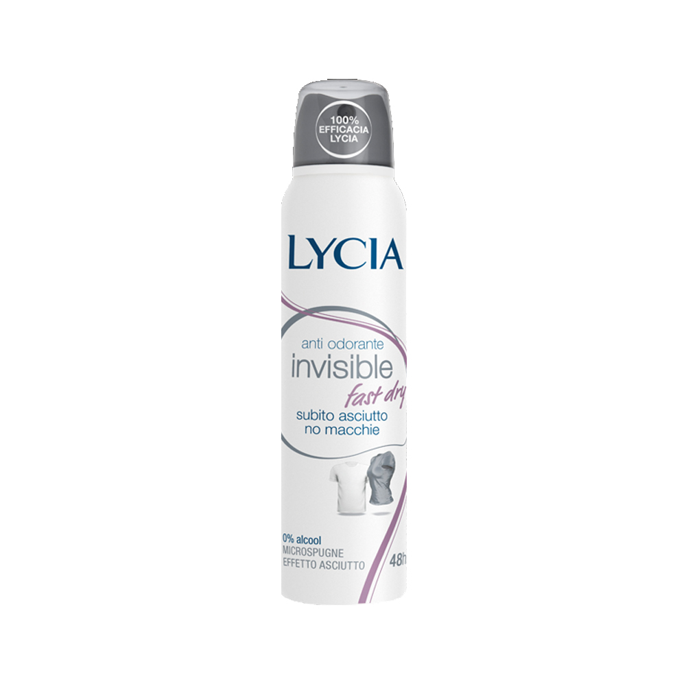 lycia, deodorante, antiodore, invisible, igienepersonale, spesaonline, 150 ML, LYCIA 150 ML, bonta, freschezza, qualita, dispensa, piacere, protezione, prodotti lycia, 150gr, cura, benessere, 150 GR lycia deodorante lycia antiodore invisible 150 ml. - foto 1