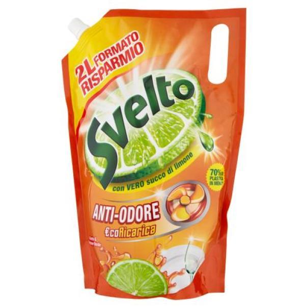 Detersivo Piatti a Mano Aceto Ecoricarica Svelto 2 L