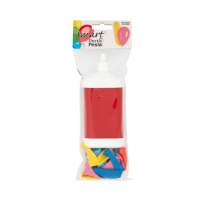 Palloncini linea smart con pompa per la festa 8 pz.