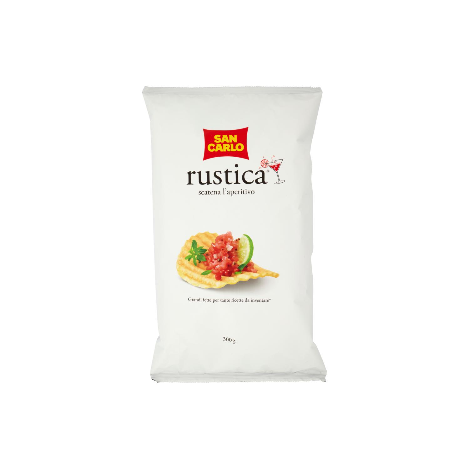 san carlo patatine rustica san carlo grandi fette 300g - foto 1