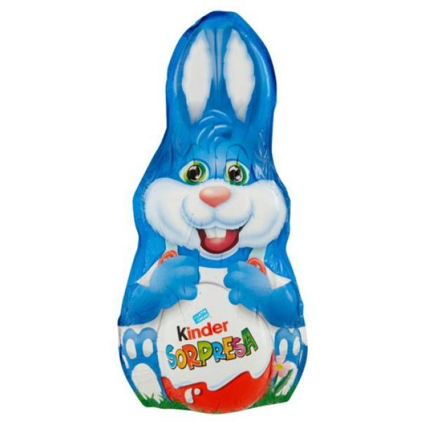 kinder coniglietto di cioccolato a figura cava con sorpresa lui da 75 gr. - foto 1