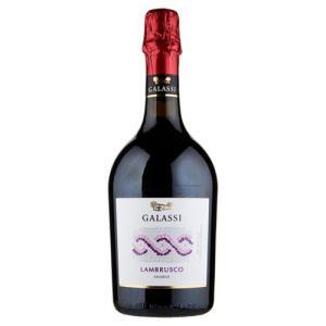 Vino rosso frizzante amabile lambrusco emilia igt  750 ml