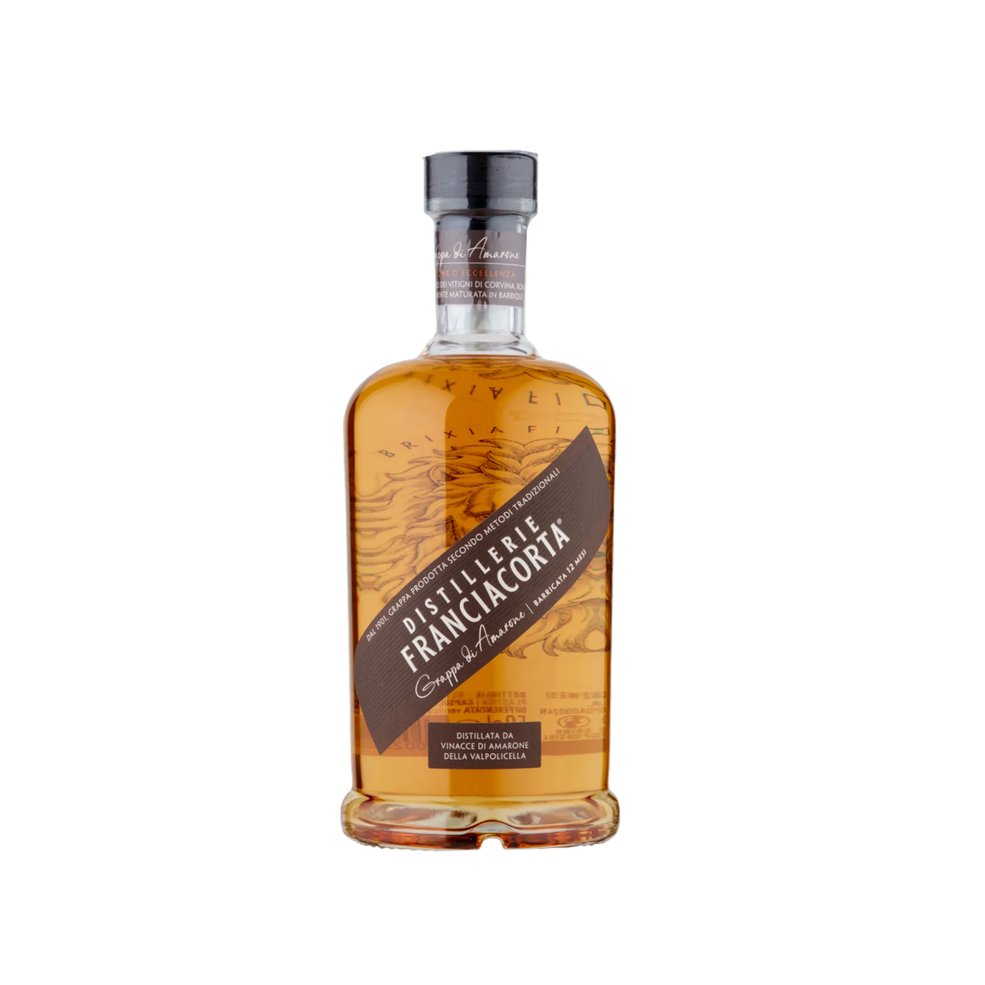 distillerie franciacorta grappa di amarone barricata 12 mesi distillerie franciacorta 50 cl. - foto 1