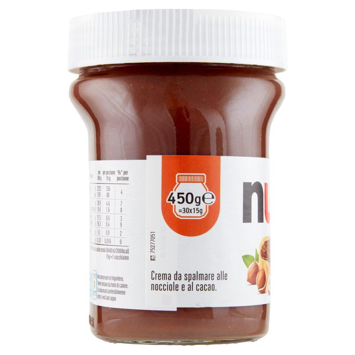 nutella crema spalmabile alle nocciole e cacao ferrero nutella 450g - foto 3 nutella crema spalmabile alle nocciole e cacao ferrero nutella 450g - foto 3