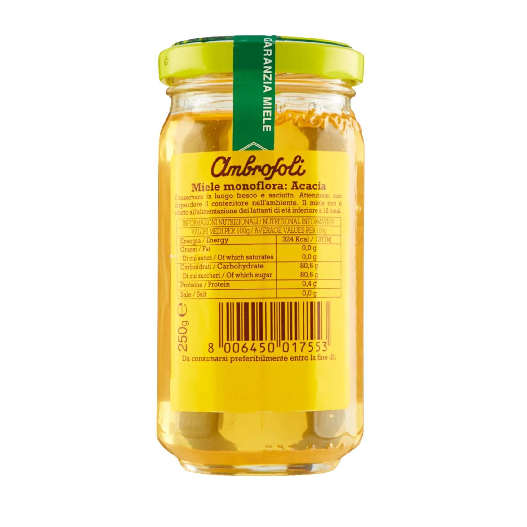 ambrosoli miele di acacia ambrosoli 250g - foto 2 ambrosoli miele di acacia ambrosoli 250g - foto 2