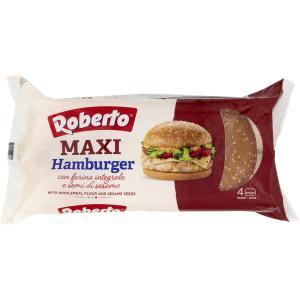 Maxi panini integrale con semi di sesamo  300 gr