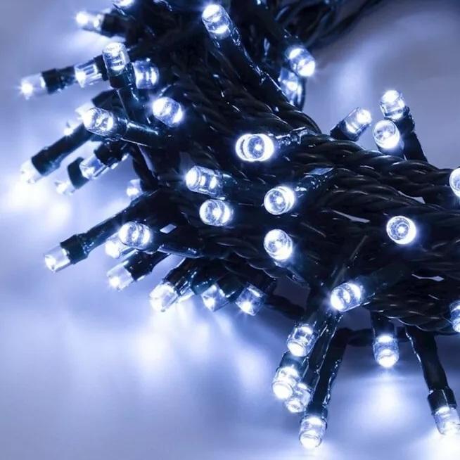 lotti catena di luci al led lineare tle 100 led bianco freddo lotti ø 5 mm. - foto 2