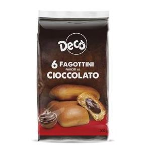 Fagottini con farcitura al cioccolato decò 300 gr