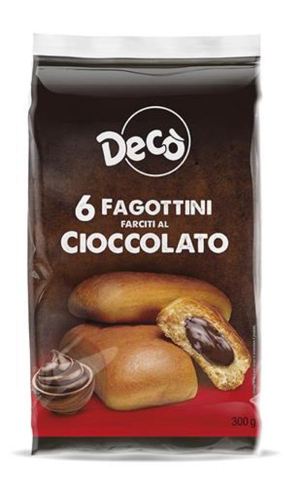 deco' fagottini con farcitura al cioccolato decò 300 gr - foto 1
