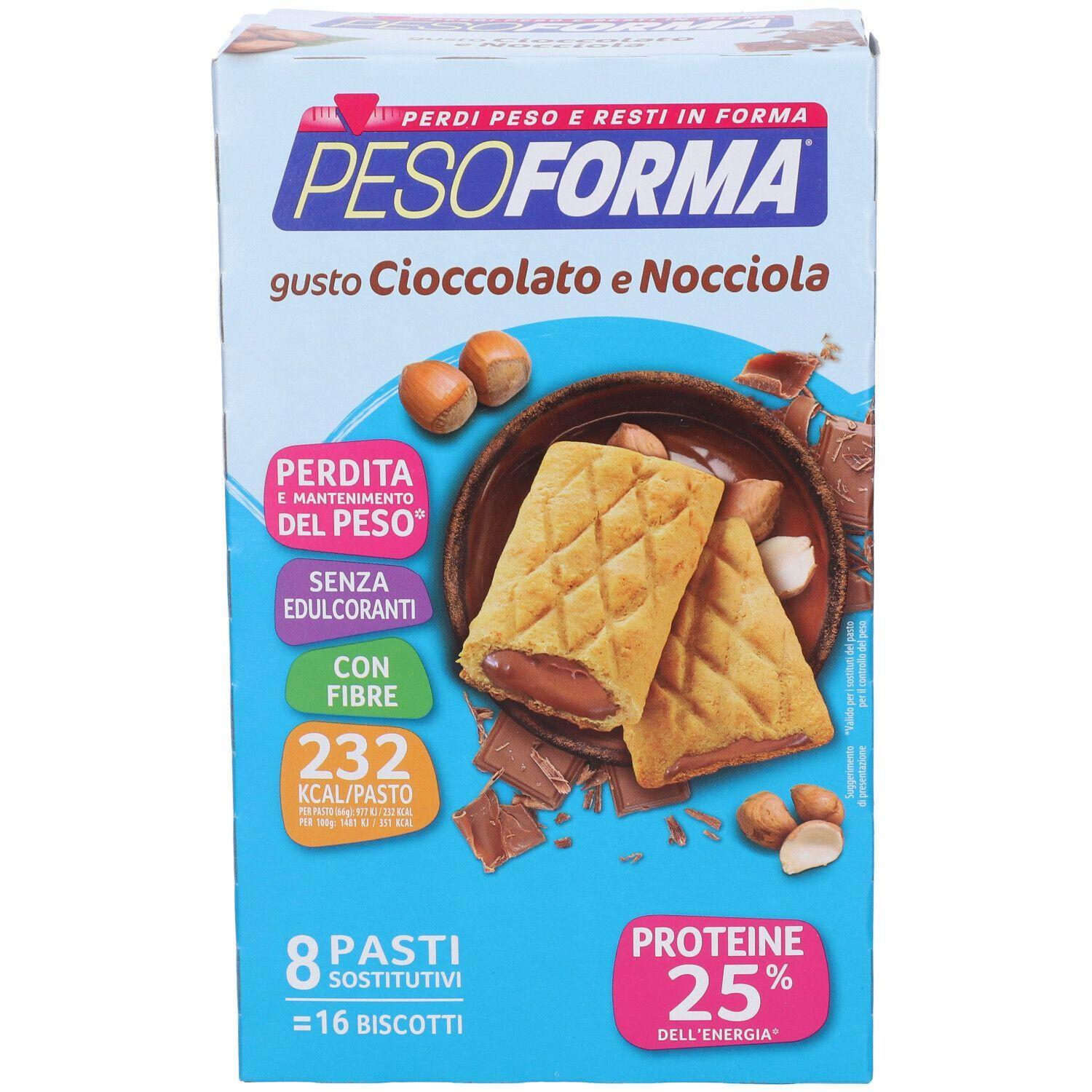 pesoforma biscotto cioccolato e nocciole pesoforma 540 gr - foto 1