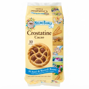 Crostatine al cacao 10 pezzi  400 gr.