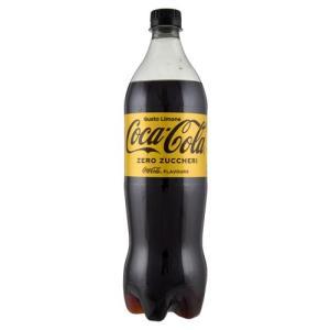 Bibita gassata cola limone zero zuccheri coca-cola