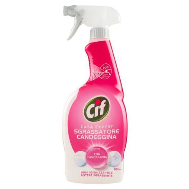 Sgrassatore Spray Attivo Casa Expert con Candeggina Cif 650 ml