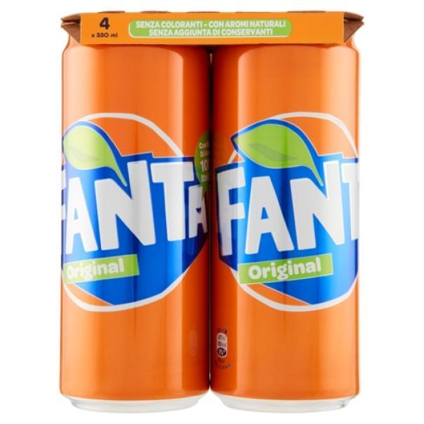 Bibita Gassata all'Arancia in Lattina Fanta